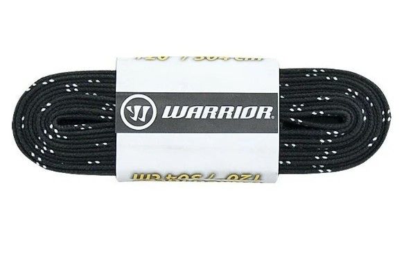 Шнурки для коньков Warrior Laces Wax LAW-BK-120 304см