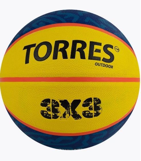 Мяч баск. TORRES 3x3 Outdoor, арт. B022336, р.6